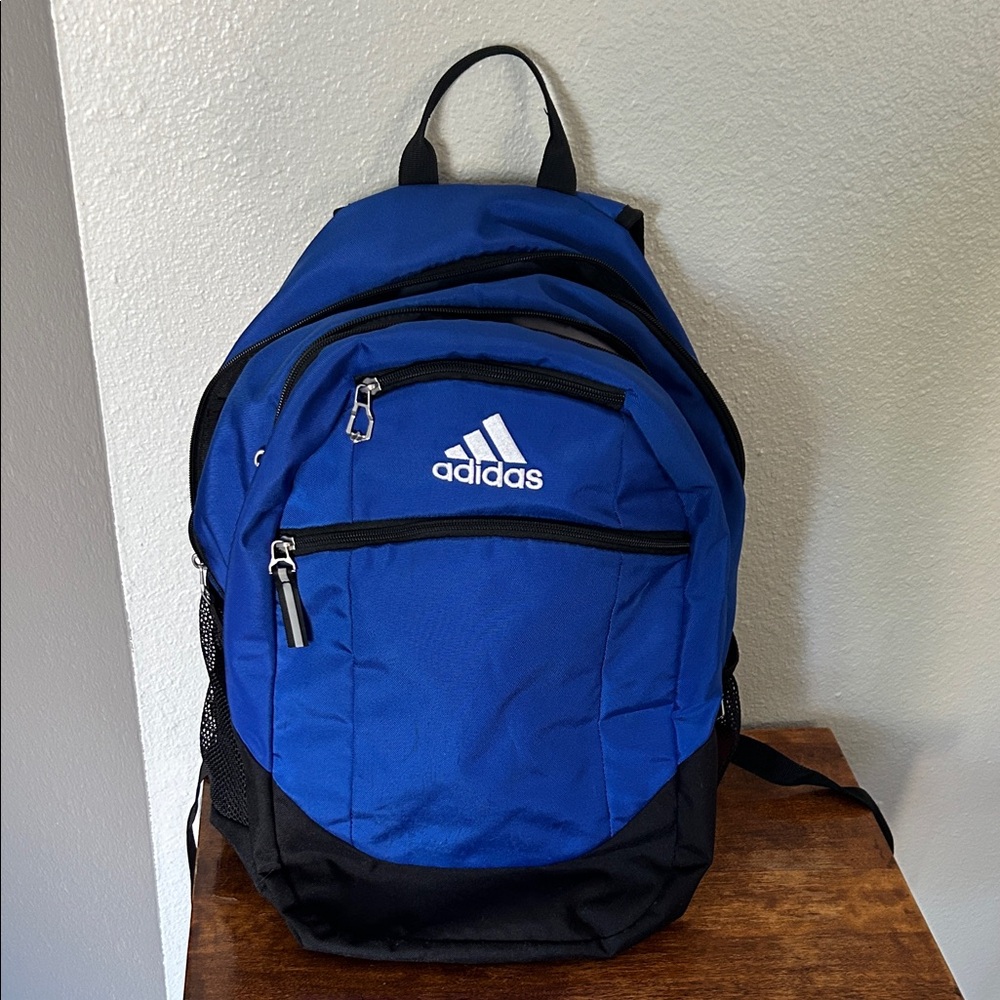 Adidas Men's Blue and Black Backpack